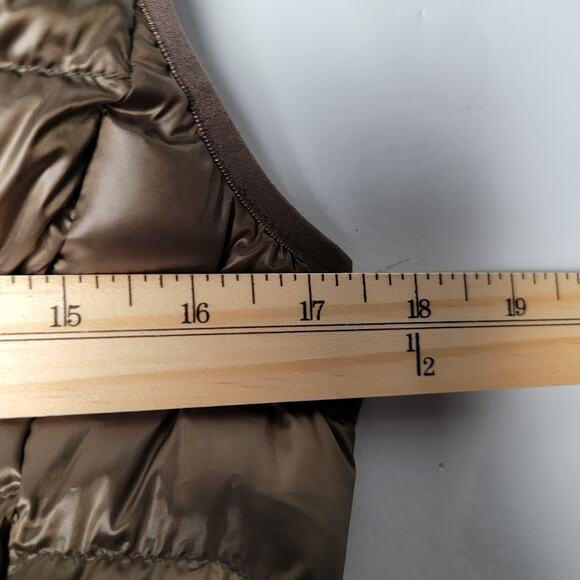 Ariat Ideal 3.0 Down Vest XS Brown Water Repellent Packable Western Outdoor - Picture 7 of 7